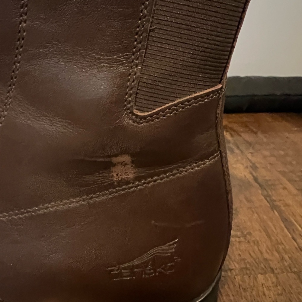 Dansko Mens Brown Leather Combat Boots Size 42 - Picture 7 of 10